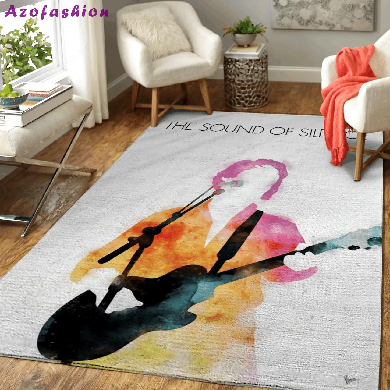 No097 paul simon watercolor music artworks art for fans area rug living room carpet rug regtangle carpet floor decor home decor Rectangle Rug