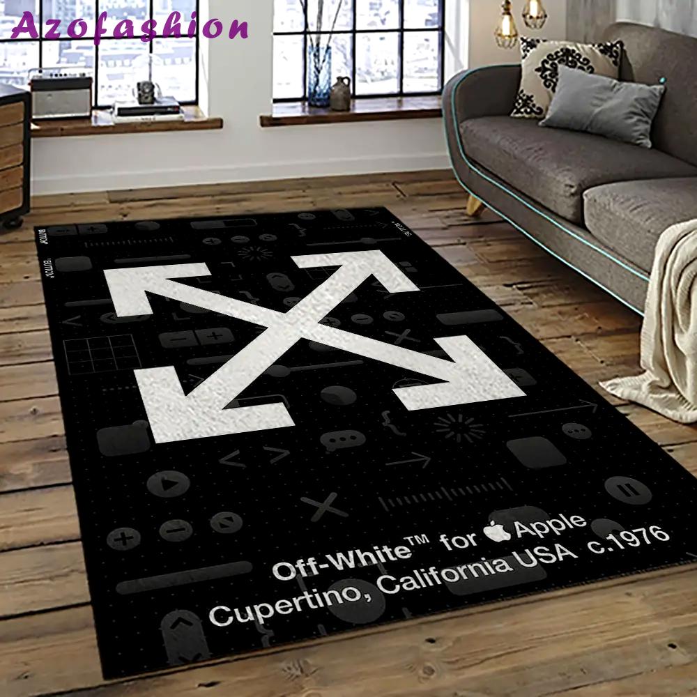 Off white fashion carpet rectangle area rug for living room bedroom decor owt5 Rectangle Rug
