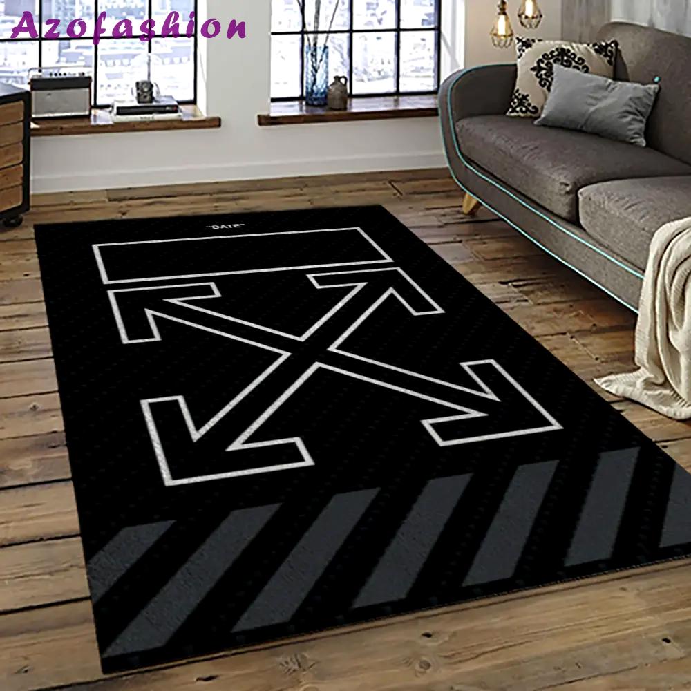 Off white fashion carpet rectangle area rug for living room bedroom decor owt8 Rectangle Rug
