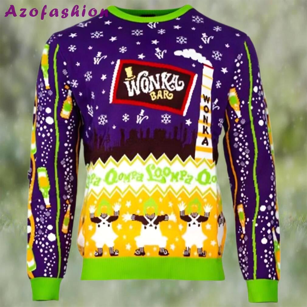 Official willy wonka and the chocolate factory ugly christmas sweater Christmas Ugly Sweater