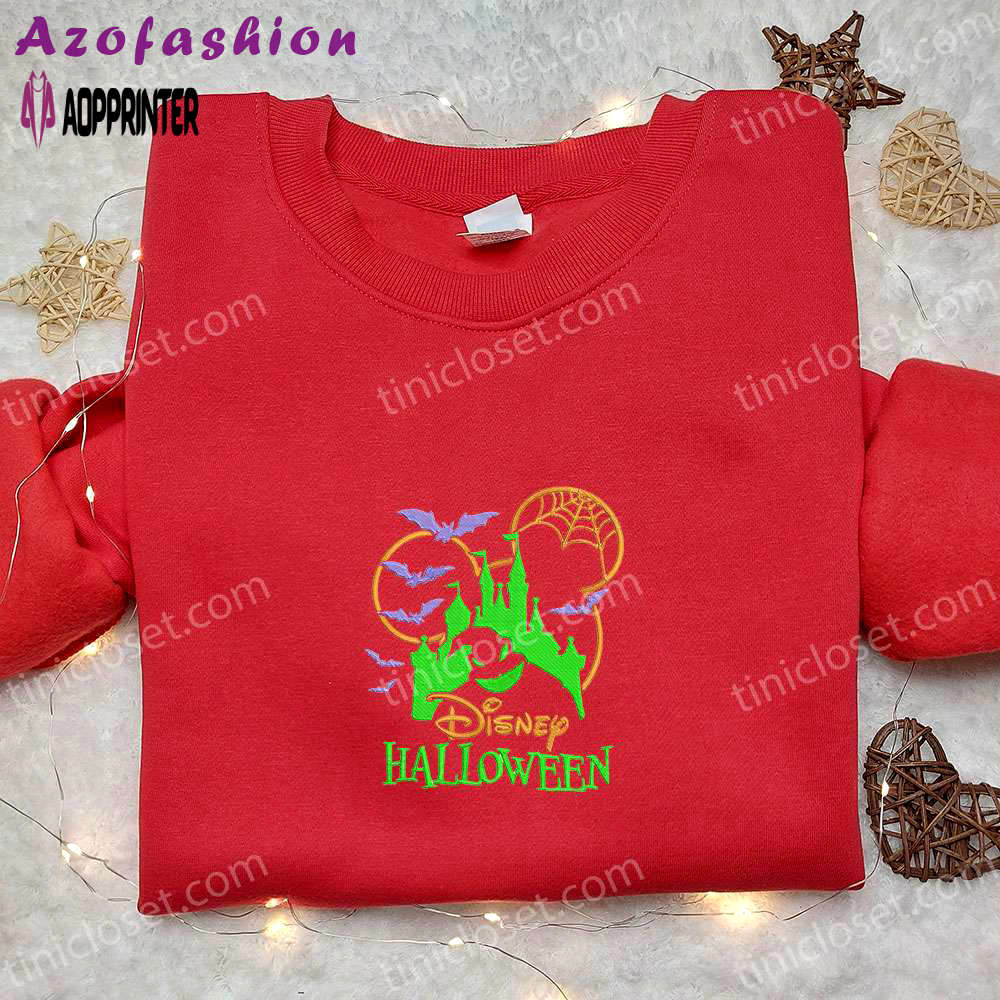 Oogie boogie halloween castle hoodie & disney t-shirt: best halloween gift ideas Embroidered Shirt