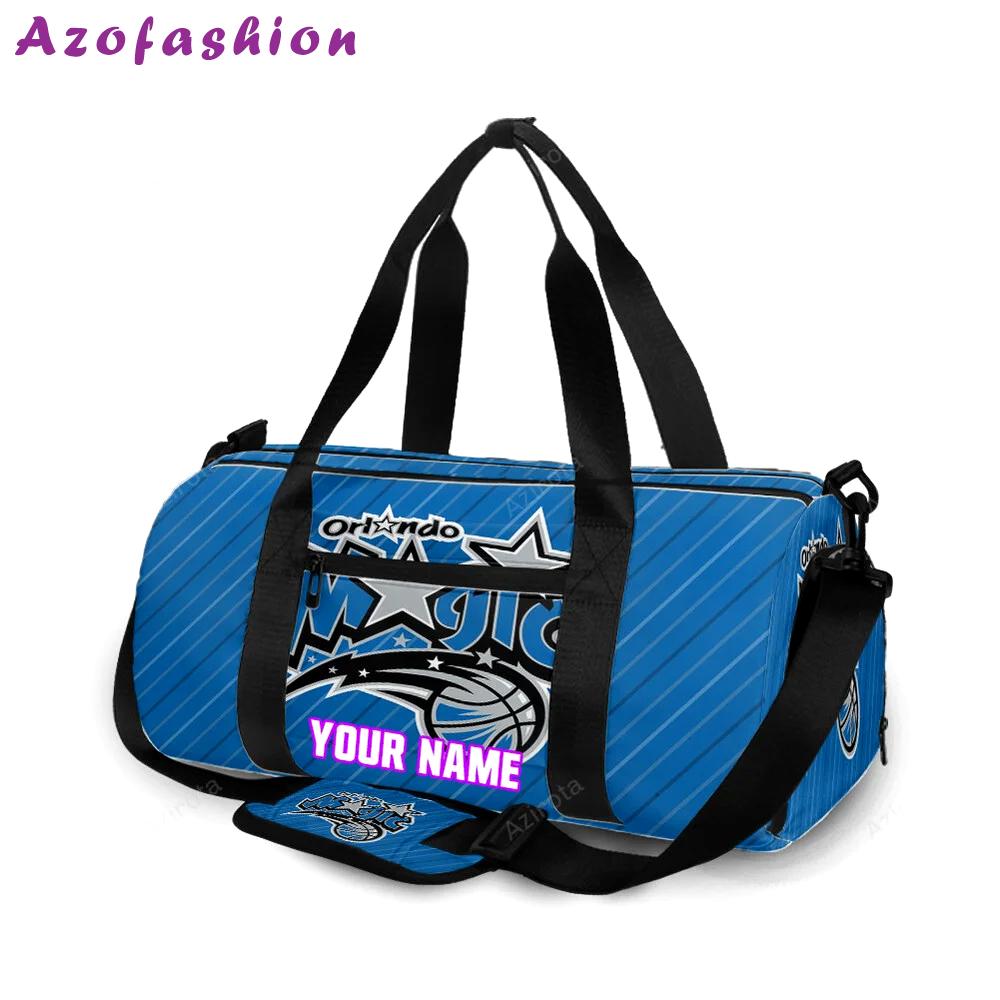 Orlando magic blue personalized name travel bag gym bag 1427 Travel Bag