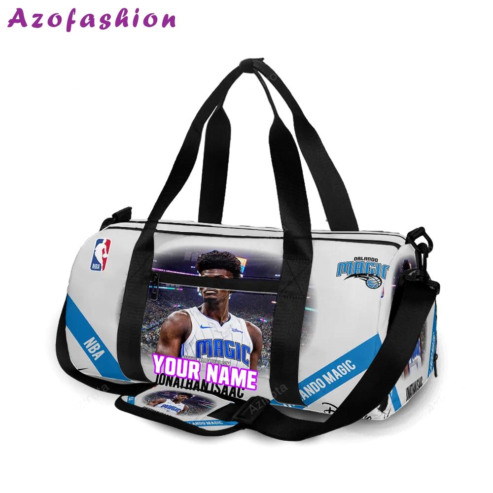 Orlando magic jonathan isaac1 personalized name travel bag gym bag 1615 Travel Bag