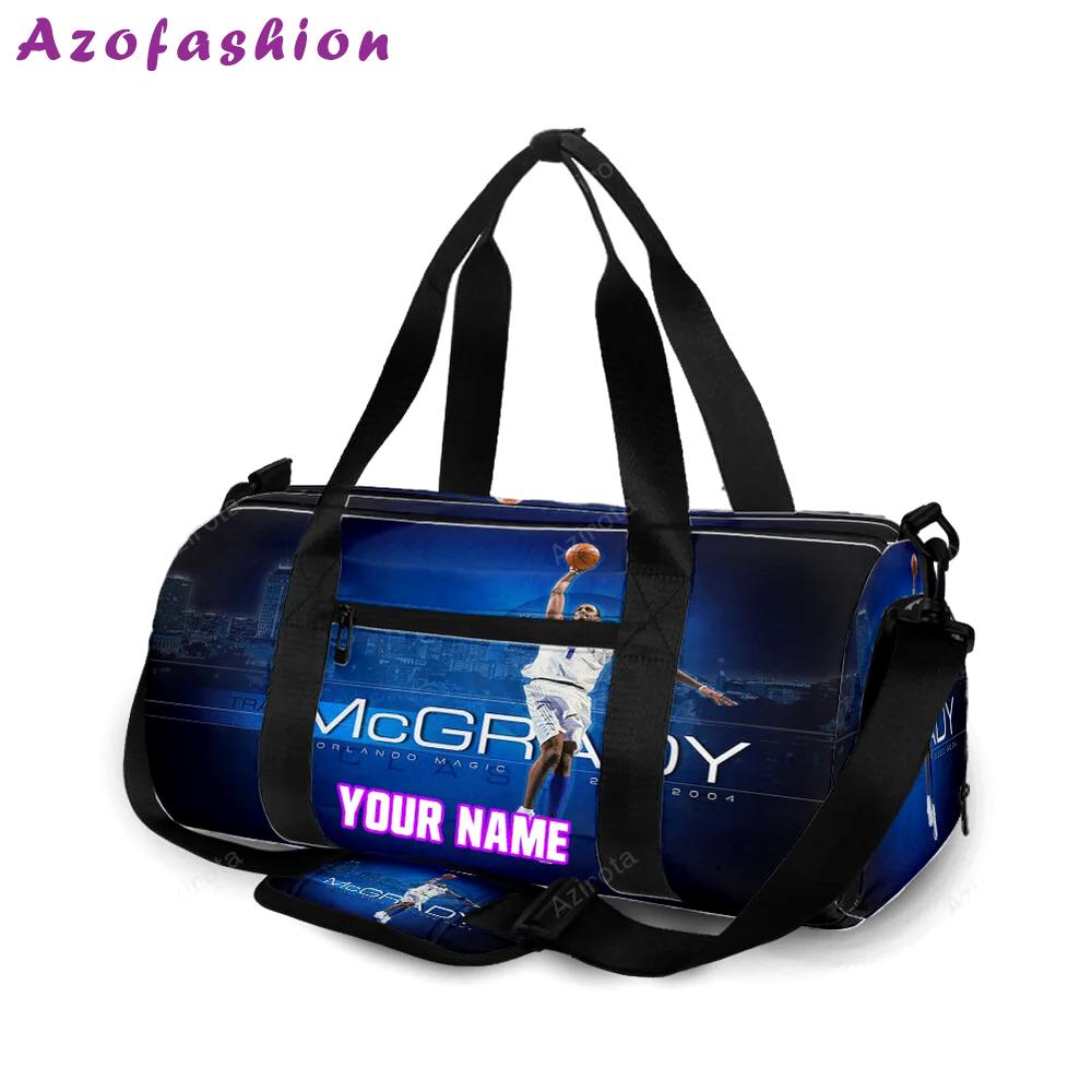 Orlando magic tracy mcgrady1 personalized name travel bag gym bag 2212 Travel Bag