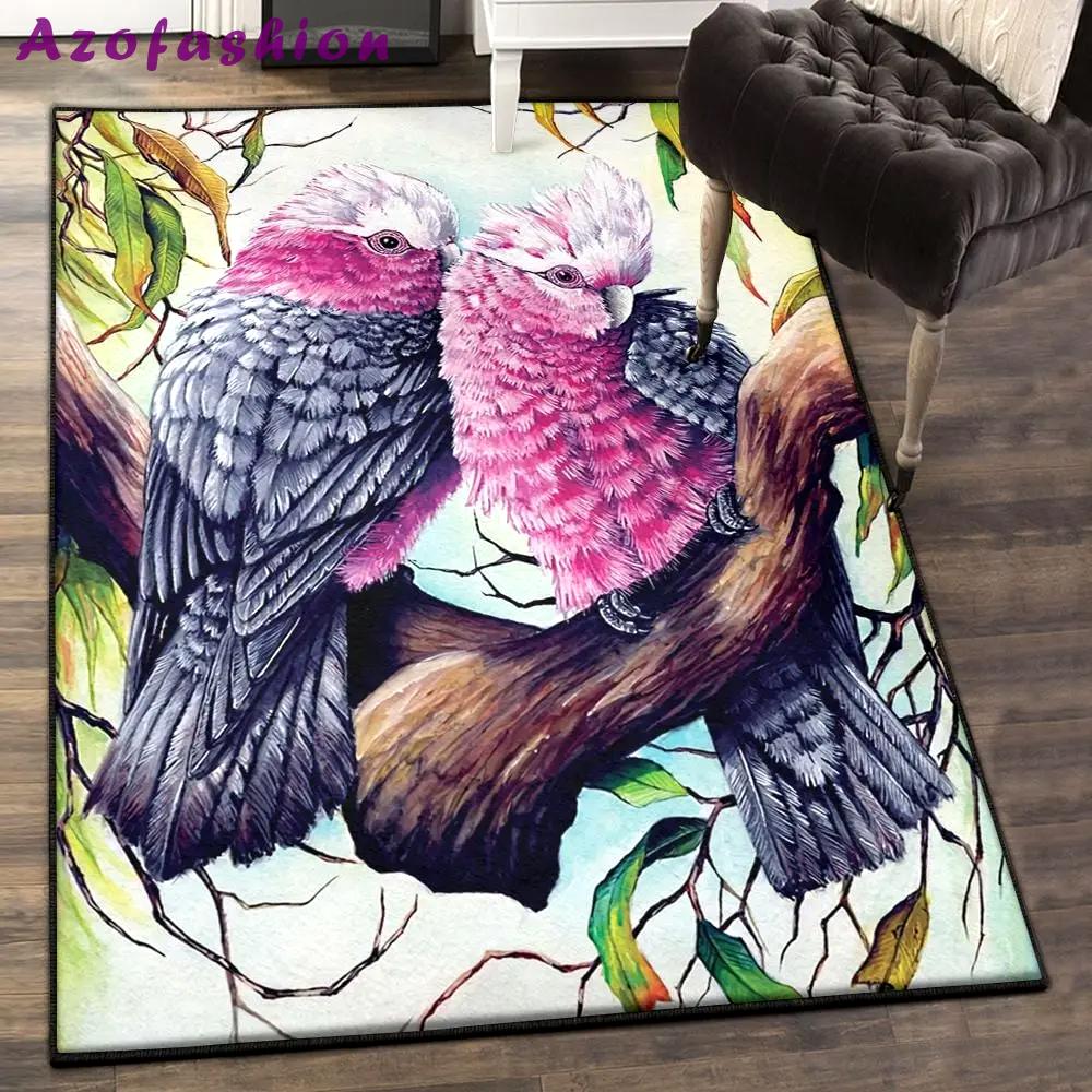 Parrot cool rugs, parrot rug Rectangle Rug
