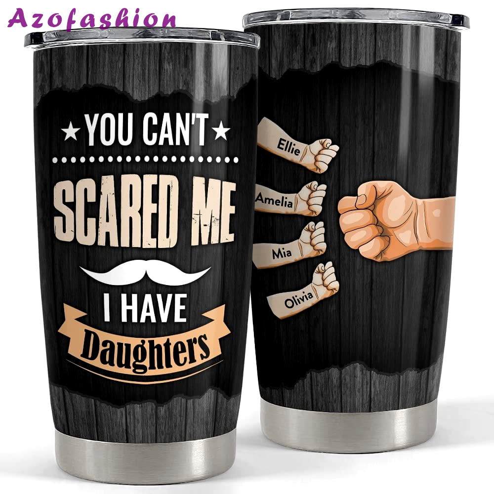 Personalized dad tumbler funny daughters for father’s day best gift Personalized Tumbler