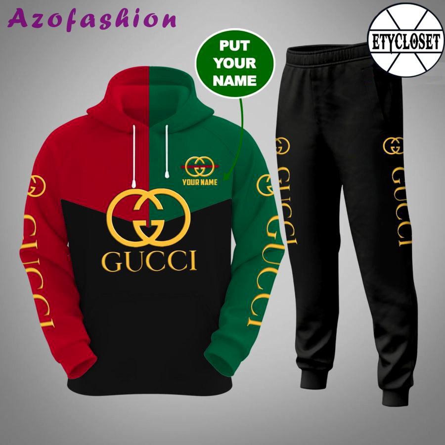 Personalized gucci hoodie sweatpants pants hot 2023 luxury brand clothing clothes outfit for men 24 Hoodie Long Pants 3D Set