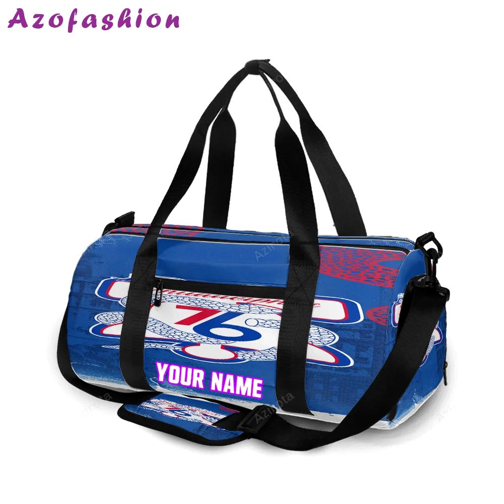 Philadelphia 76ers city personalized name travel bag gym bag 2235 Travel Bag