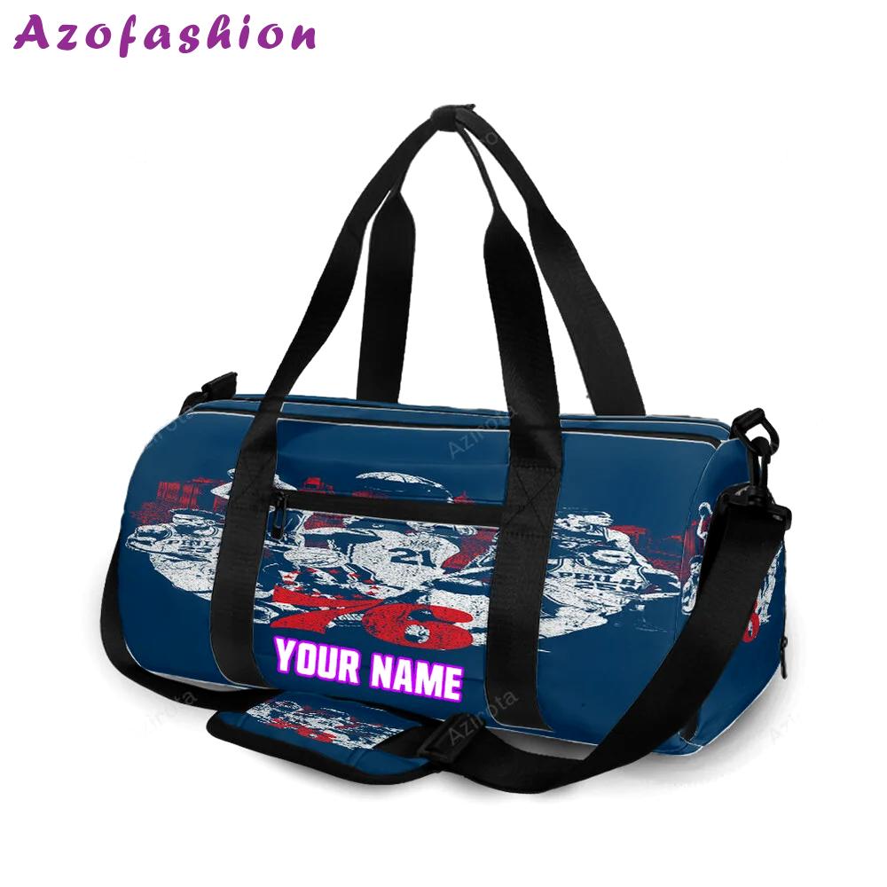 Philadelphia 76ers players blue white personalized name travel bag gym bag 2195 Travel Bag