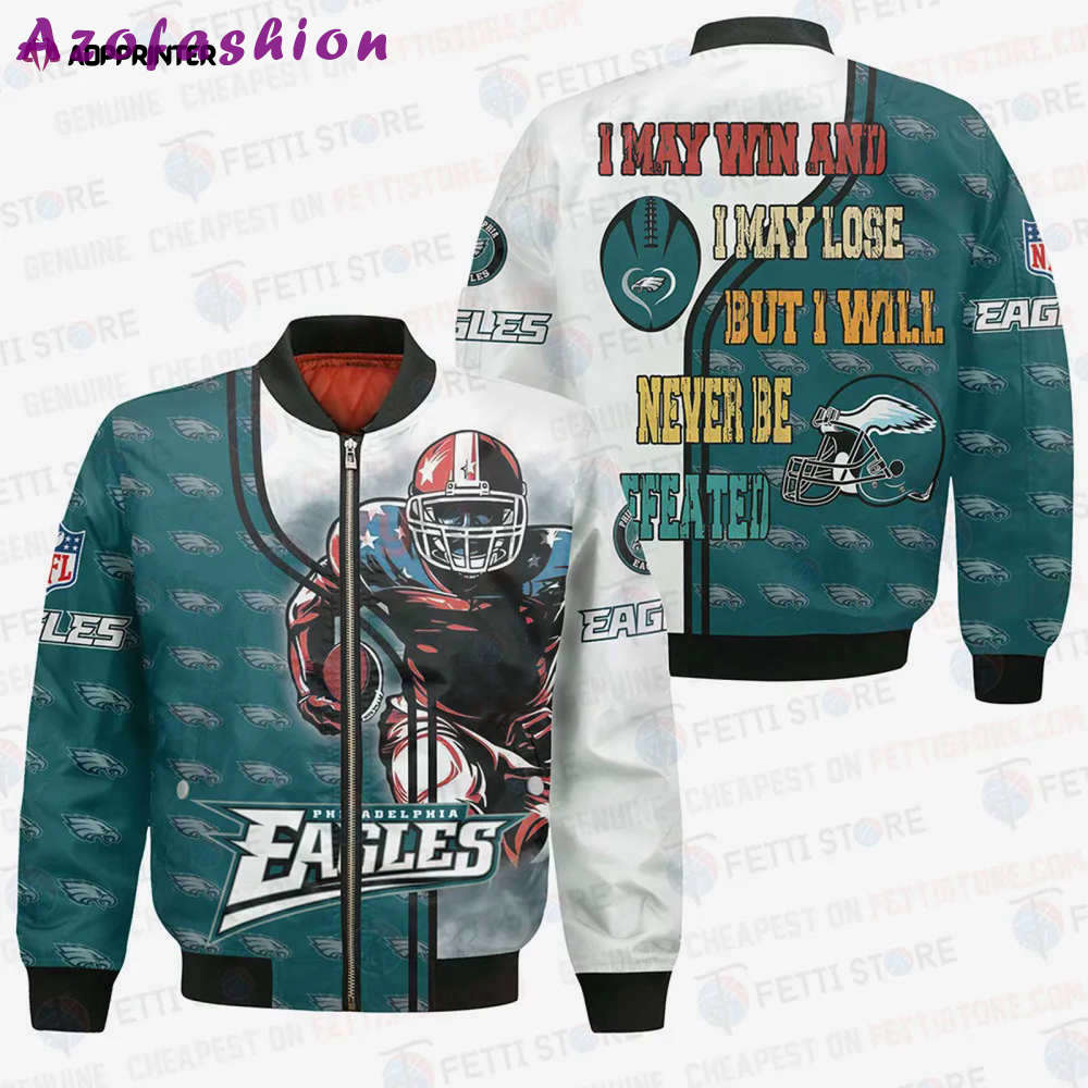 Philadelphia eagles national football league bomber jacket stm v4 Bomber Jacket