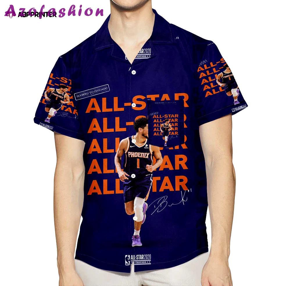 Phoenix suns devin booker 1 v7 3d all over print summer beach hawaiian shirt gift men women gift men women with pocket Hawaii Shirt