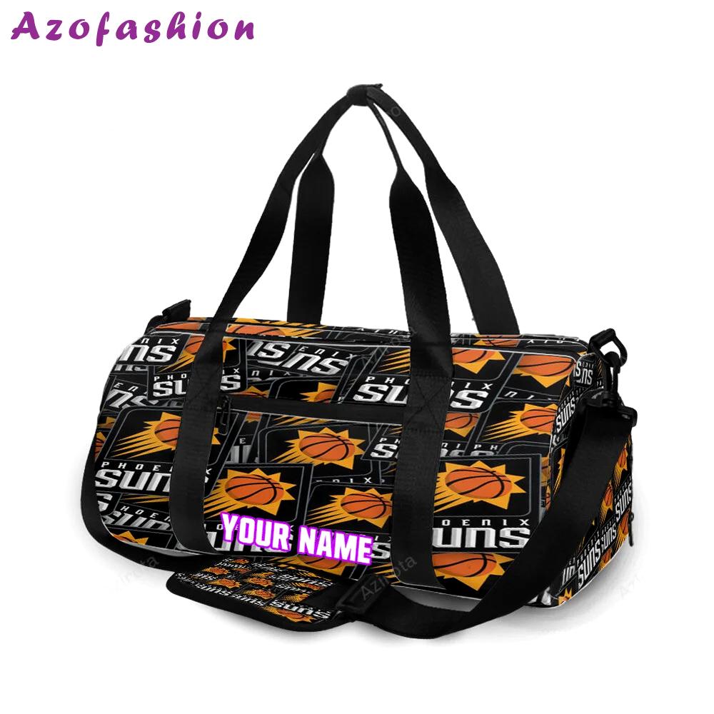 Phoenix suns emblem v1 personalized name travel bag gym bag 2191 Travel Bag