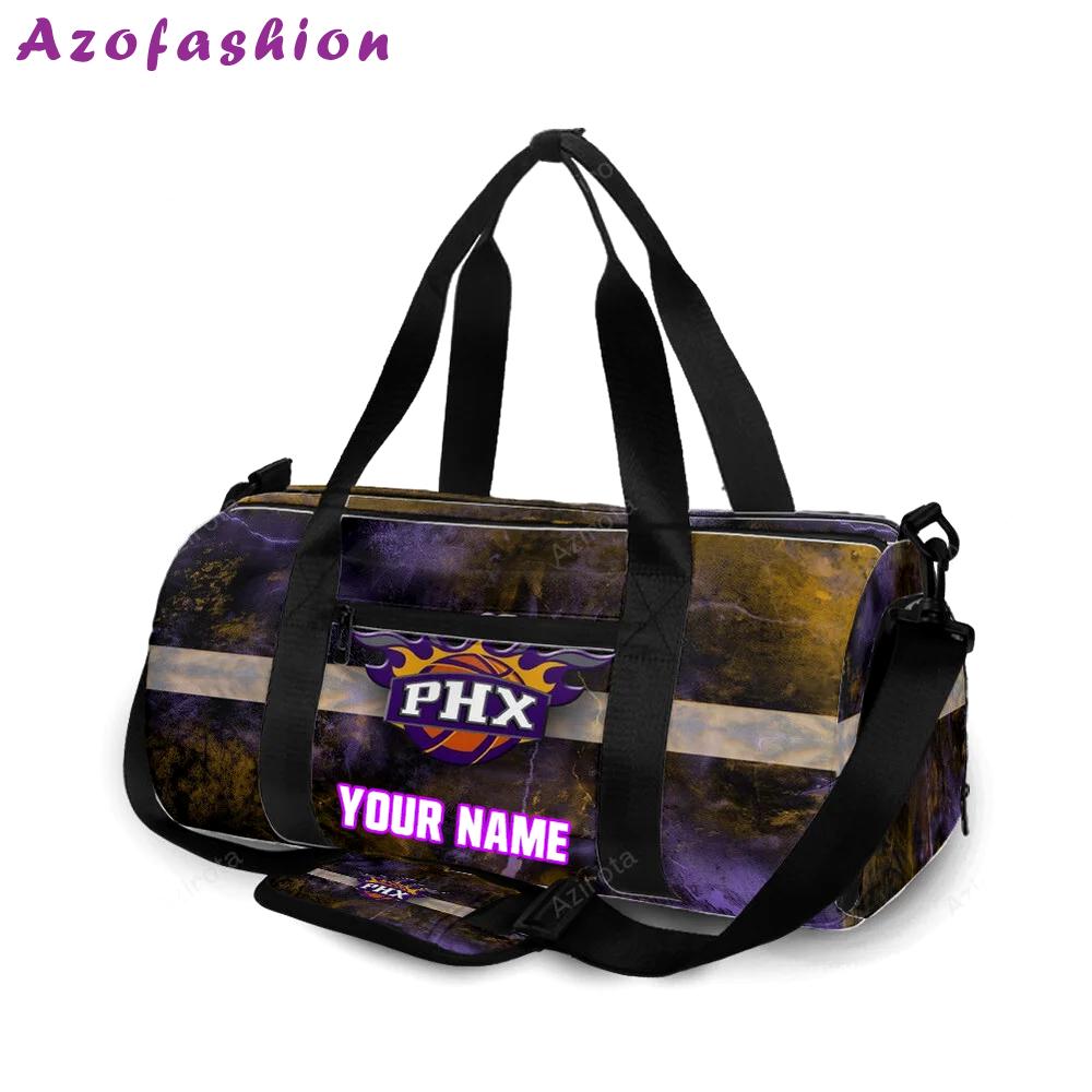 Phoenix suns emblem v6 personalized name travel bag gym bag 2367 Travel Bag