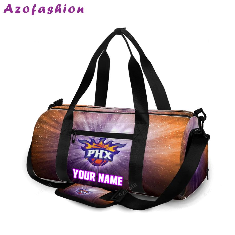 Phoenix suns emblem v9 personalized name travel bag gym bag 2376 Travel Bag
