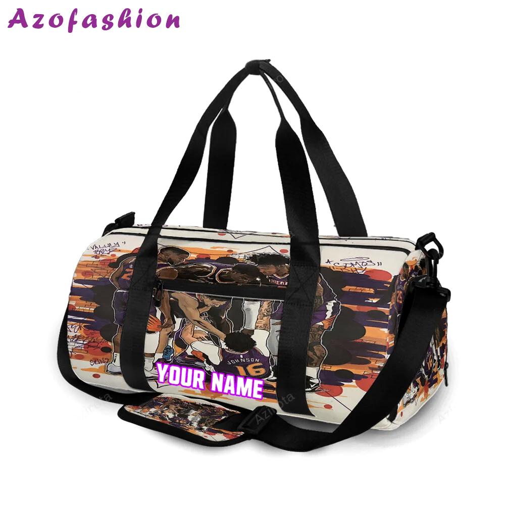 Phoenix suns team v2 personalized name travel bag gym bag 2407 Travel Bag