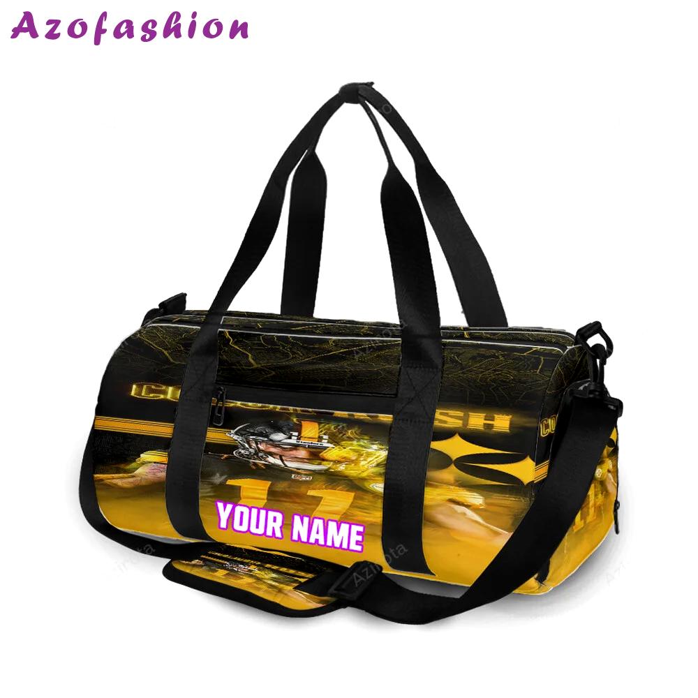 Pittsburgh steelers chase claypool no11 personalized name travel bag gym bag 1019 Travel Bag