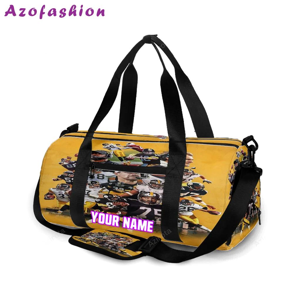 Pittsburgh steelers players team m8 personalized name travel bag gym bag 208 Travel Bag