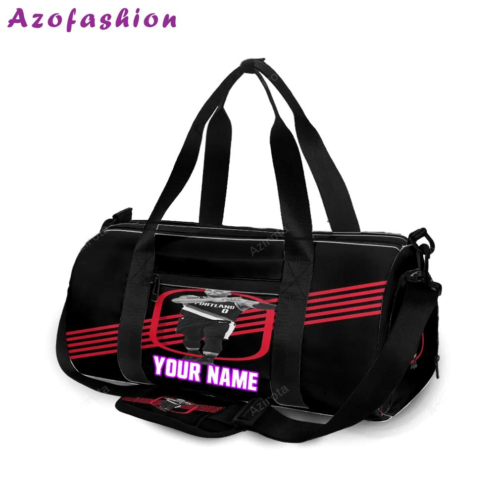 Portland trail blazers carmelo anthony3 personalized name travel bag gym bag 2274 Travel Bag