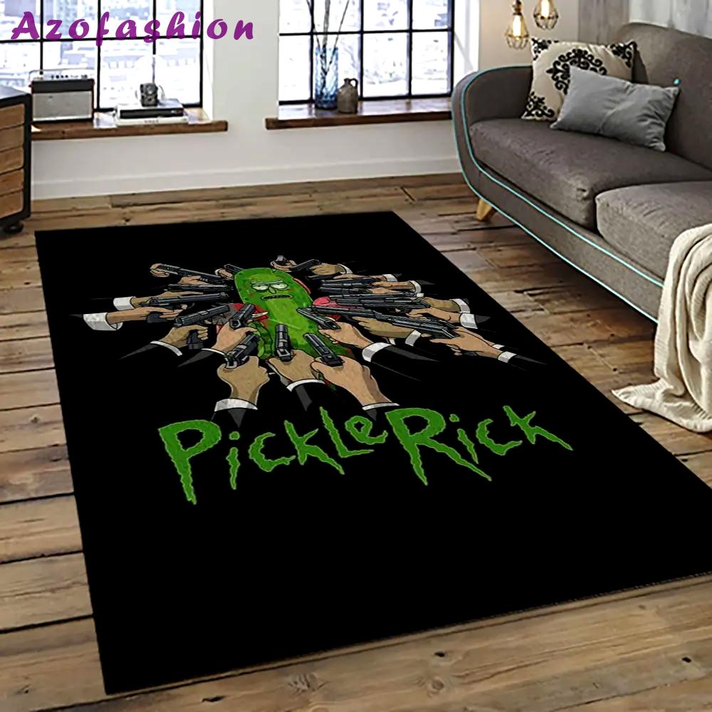 Rick and morty cartoon tv show retangle carpet area rug home decor best gift for family rm33 Rectangle Rug