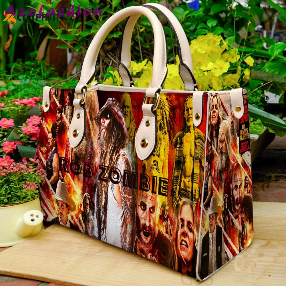 Rob zombie leather bag for women gift 4005 Women Leather Hand Bag