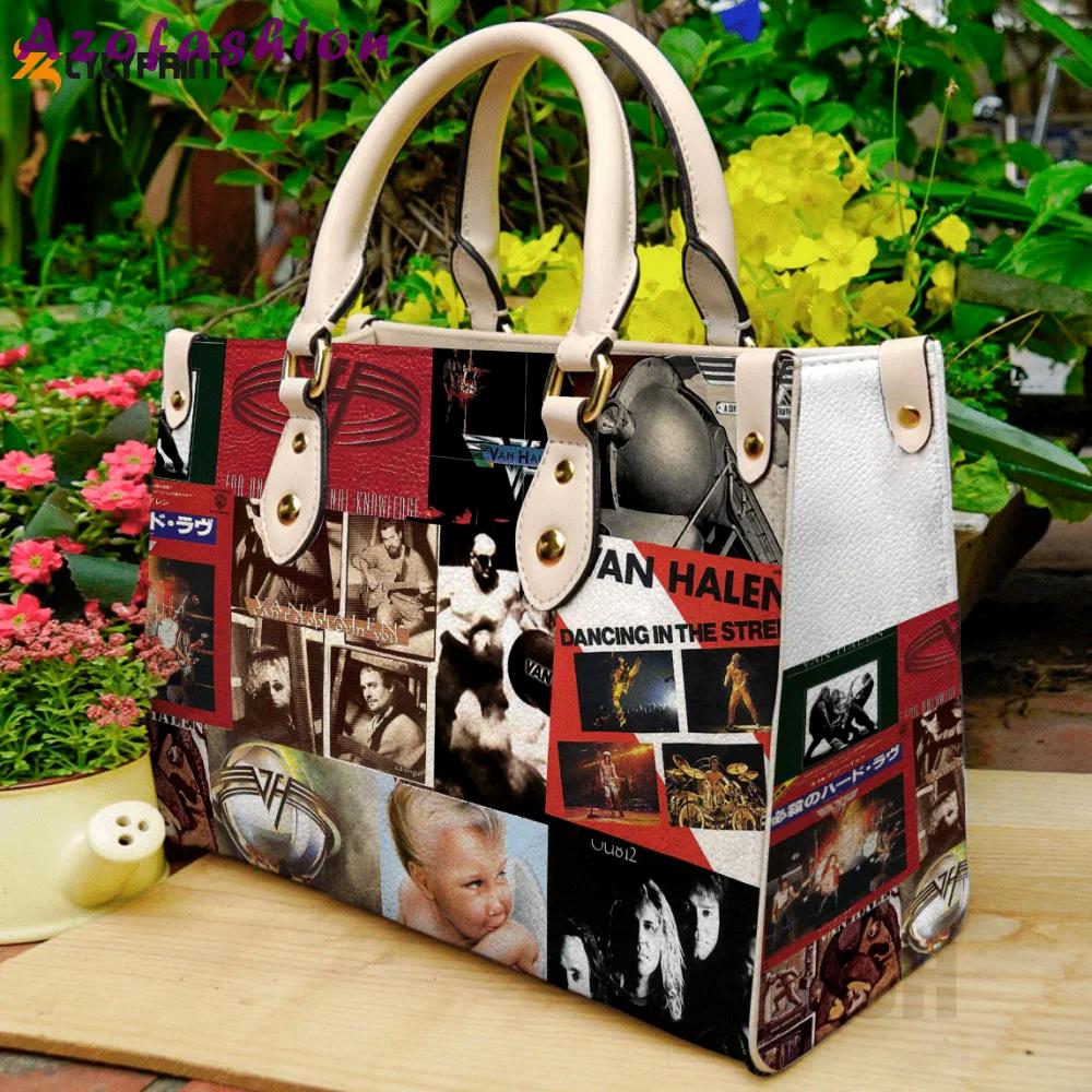 Rock your style with van halen lover leather hand bag gift for women’s day – perfect women s day gift! 3809 Women Leather Hand Bag
