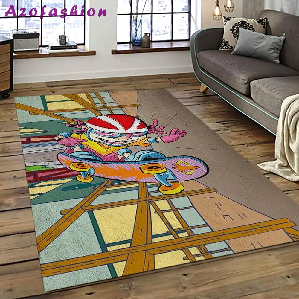 Rocket power action cartoon retangle carpet area rug home decor best gift for fan and friends rp13 Rectangle Rug
