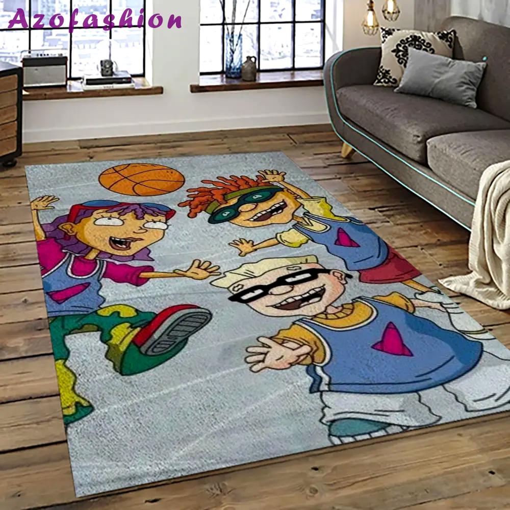 Rocket power action cartoon retangle carpet area rug home decor best gift for fan and friends rp9 Rectangle Rug
