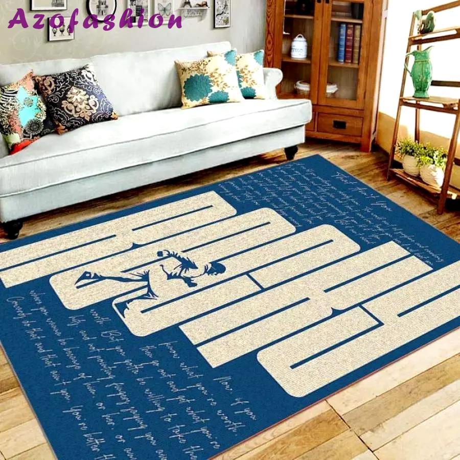 Rocky balboa area rug living room rug home decor home decor bedroom living room decor Rectangle Rug