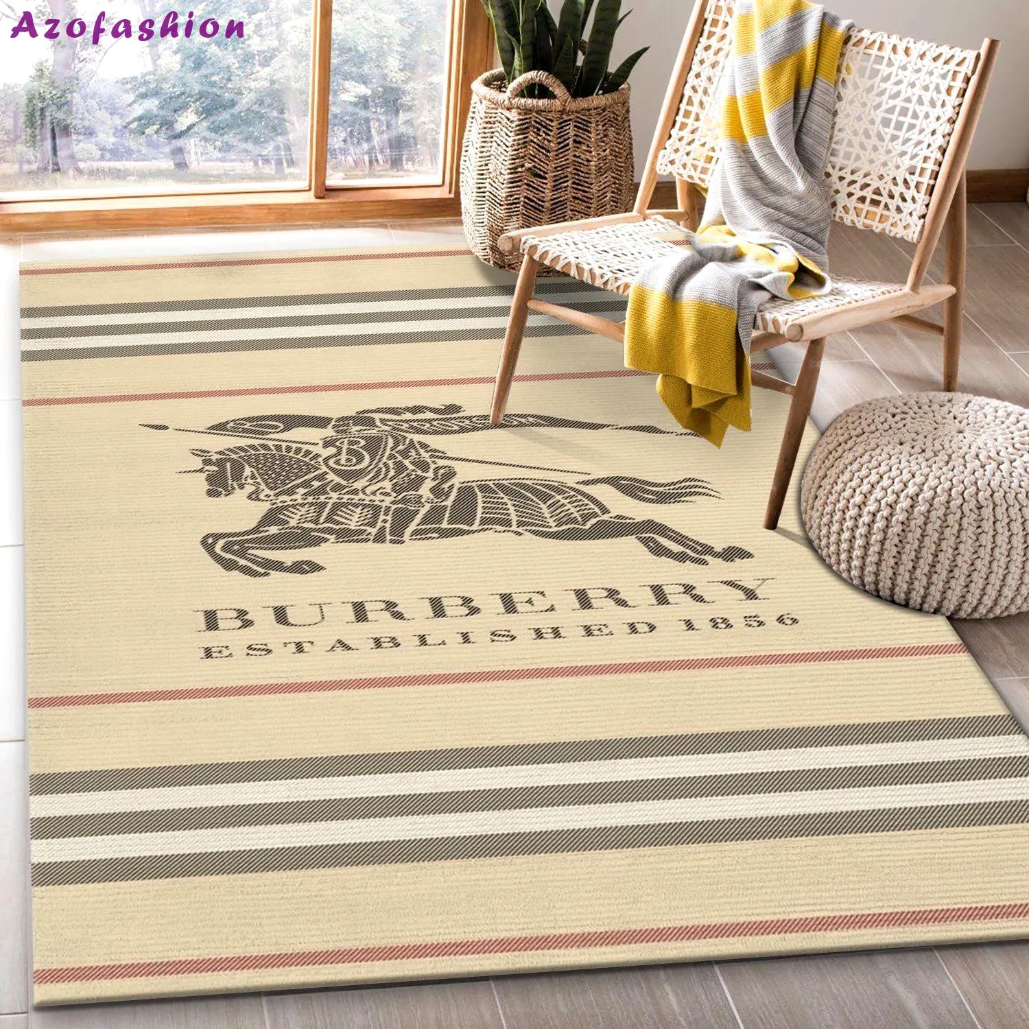 Rugs in living room and bedroom - Burberry area rug living room rug floor mats keep warm in winter Rectangle Rug