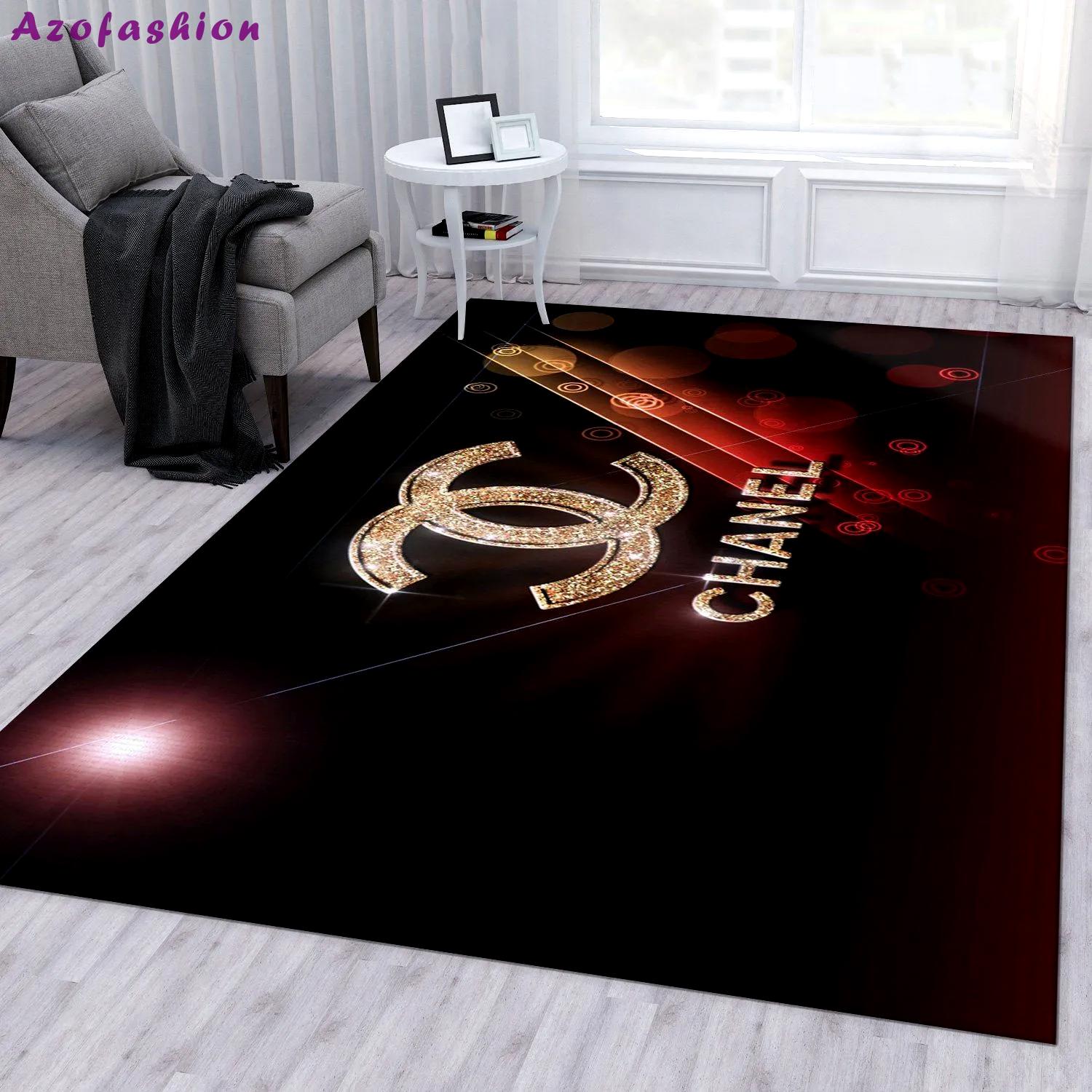 Rugs in living room and bedroom - Chanel rugs bedroom rug carpet christmas gift floor mats keep warm in winter Rectangle Rug
