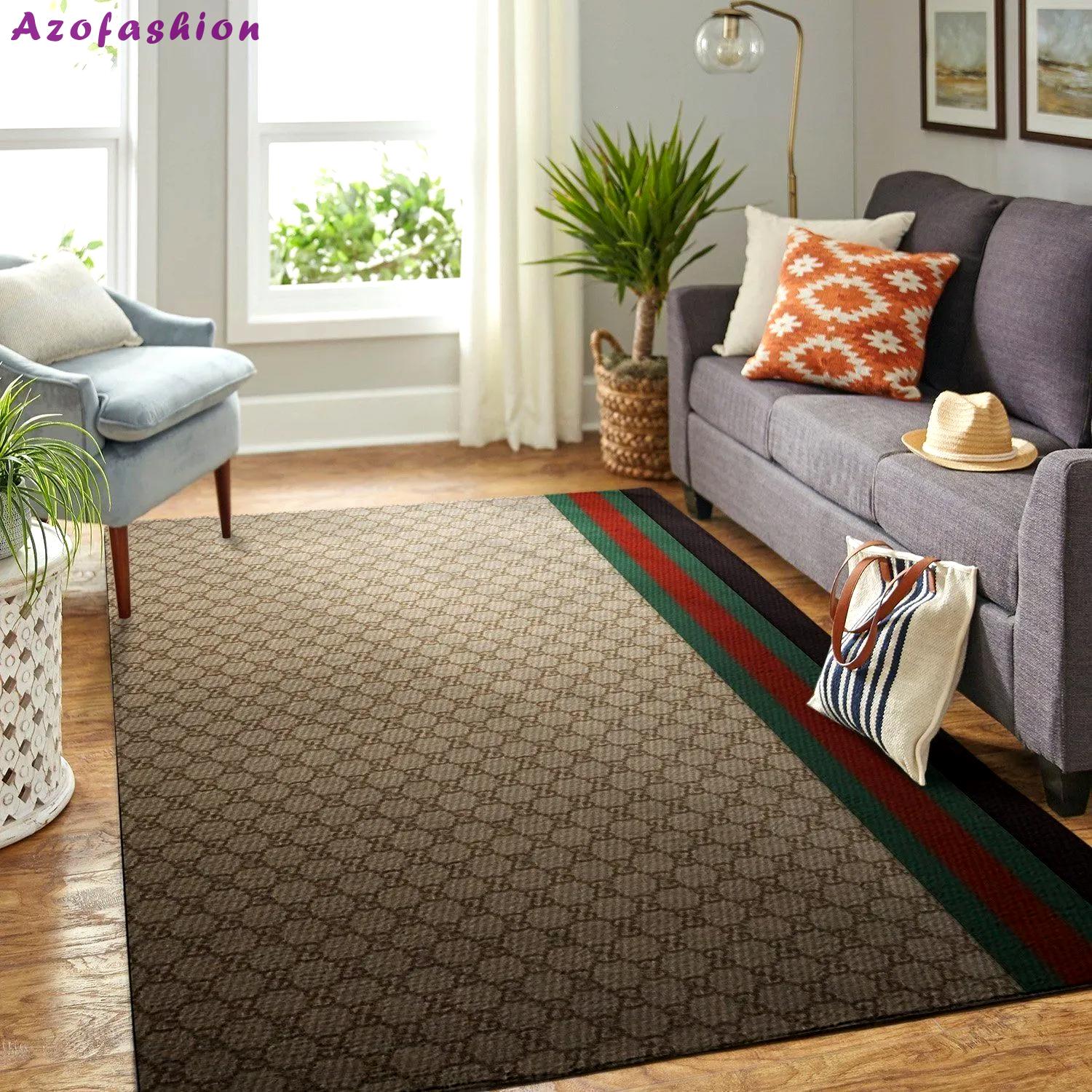 Rugs in living room and bedroom - Gucci brown luxury area rug for living room bedroom carpet home decorations mat Rectangle Rug