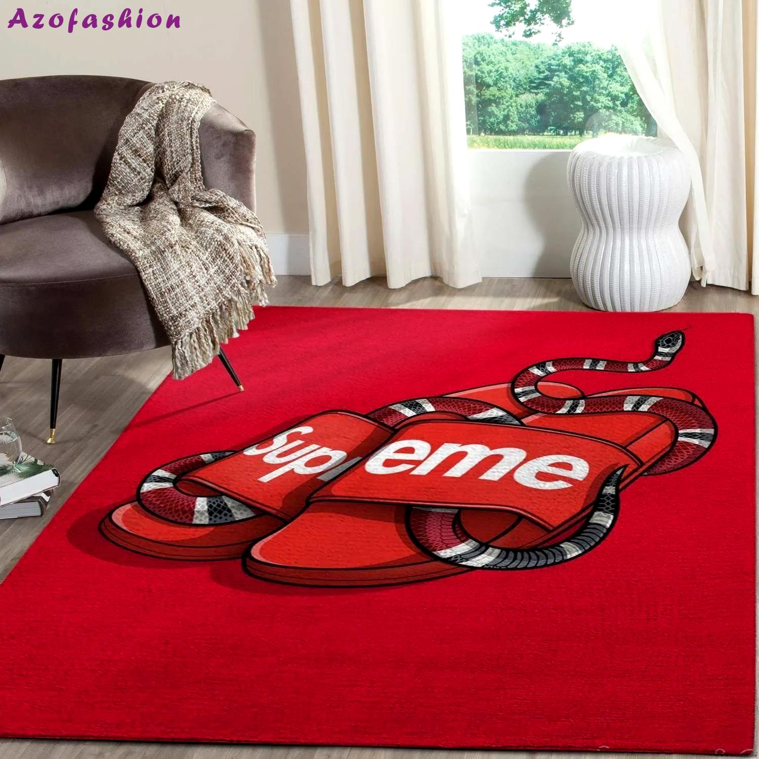 Rugs in living room and bedroom - Gucci supreme luxury area rug for living room bedroom carpet floor mats keep warm in winter mat Rectangle Rug