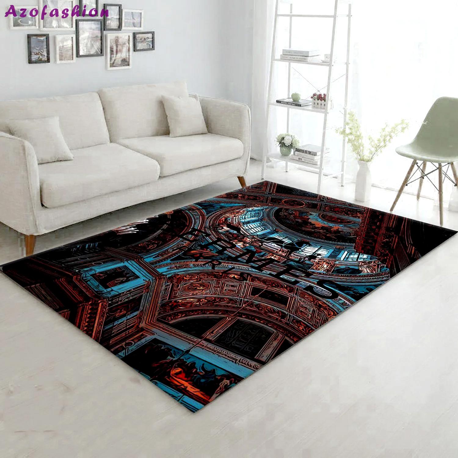 Rugs in living room and bedroom - Hermes rug fashion brand rug floor decor home decorations Rectangle Rug