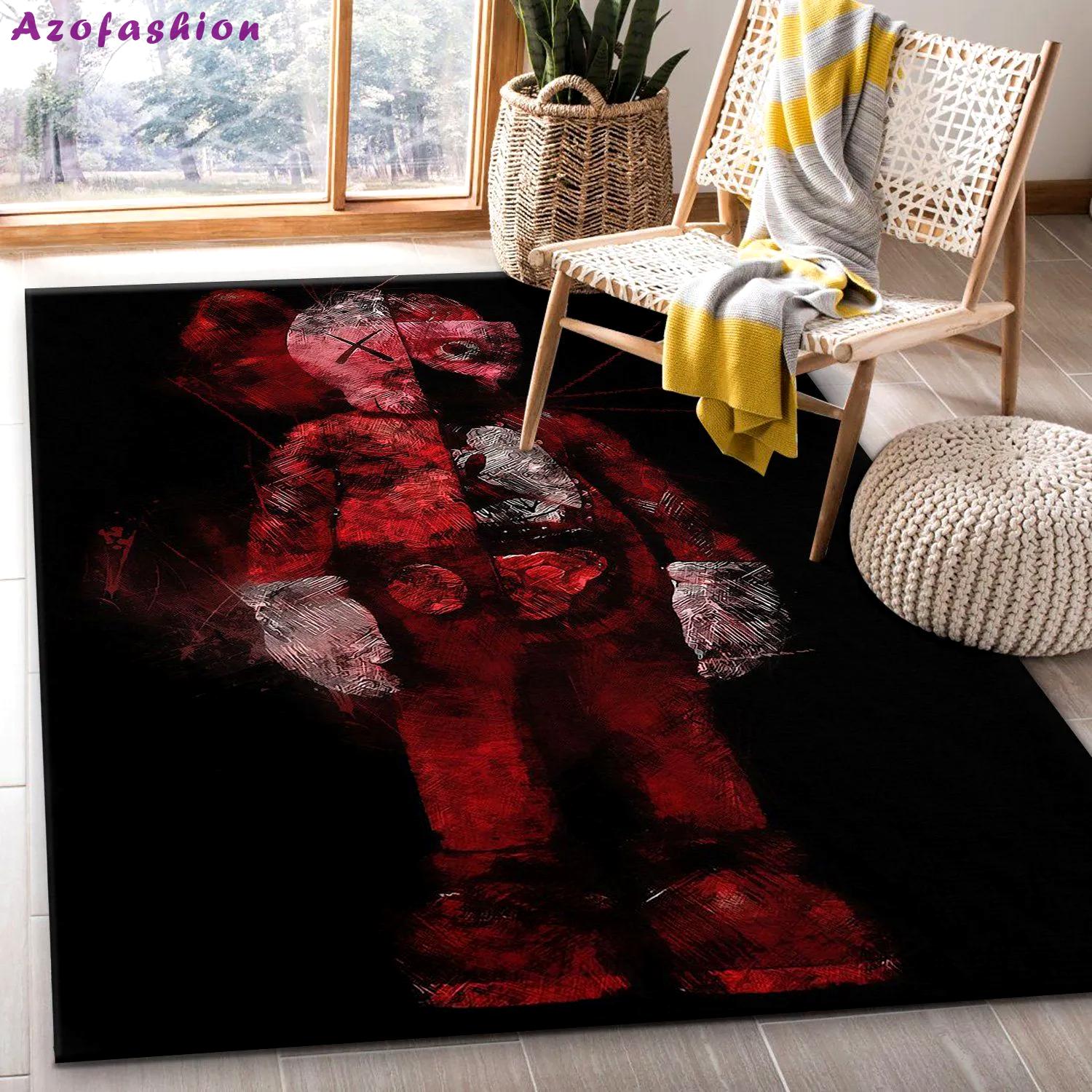 Rugs in living room and bedroom - Kaws rug living room rug christmas gift us decor Rectangle Rug