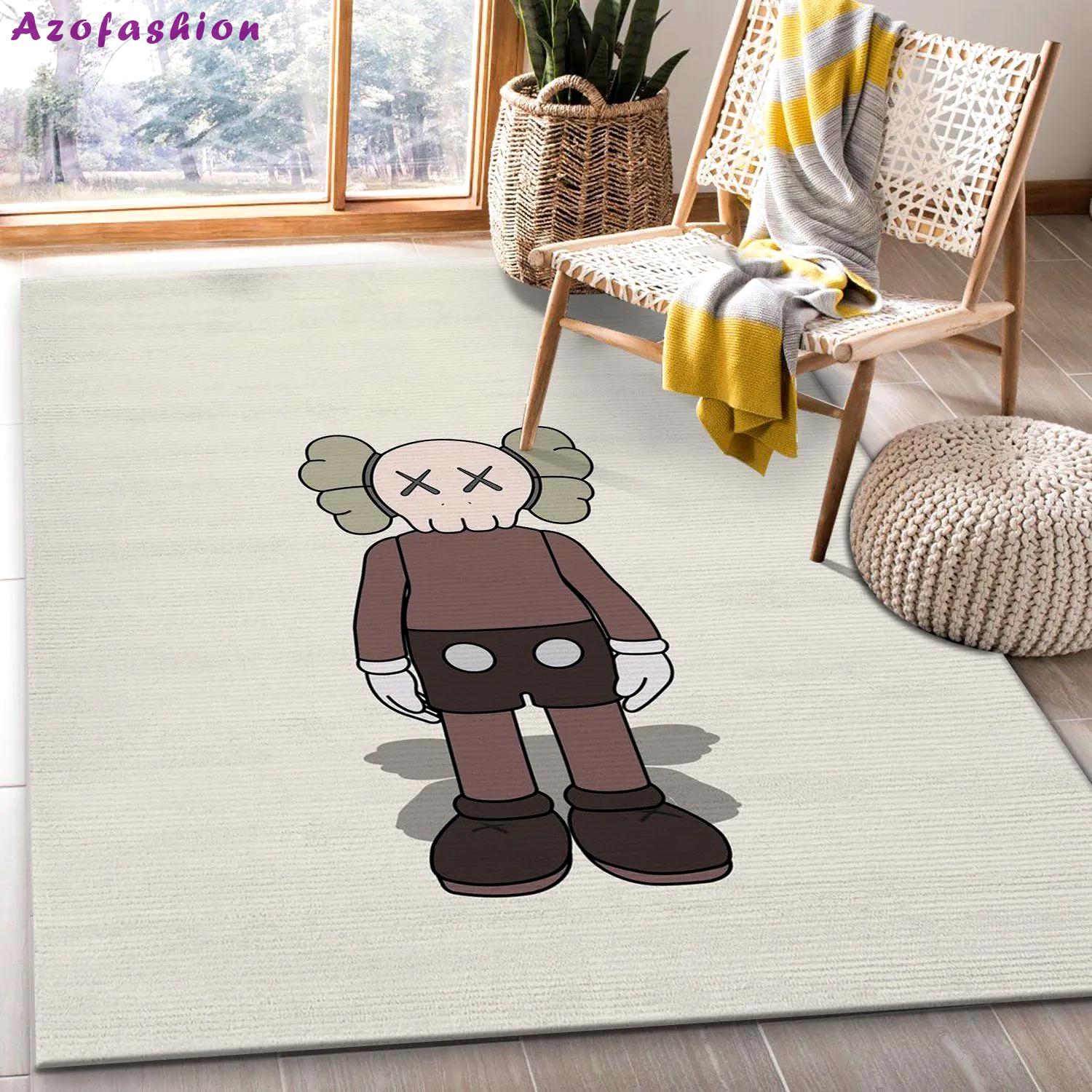 Rugs in living room and bedroom - Kaws standing brown rug bedroom rug home us decor Rectangle Rug