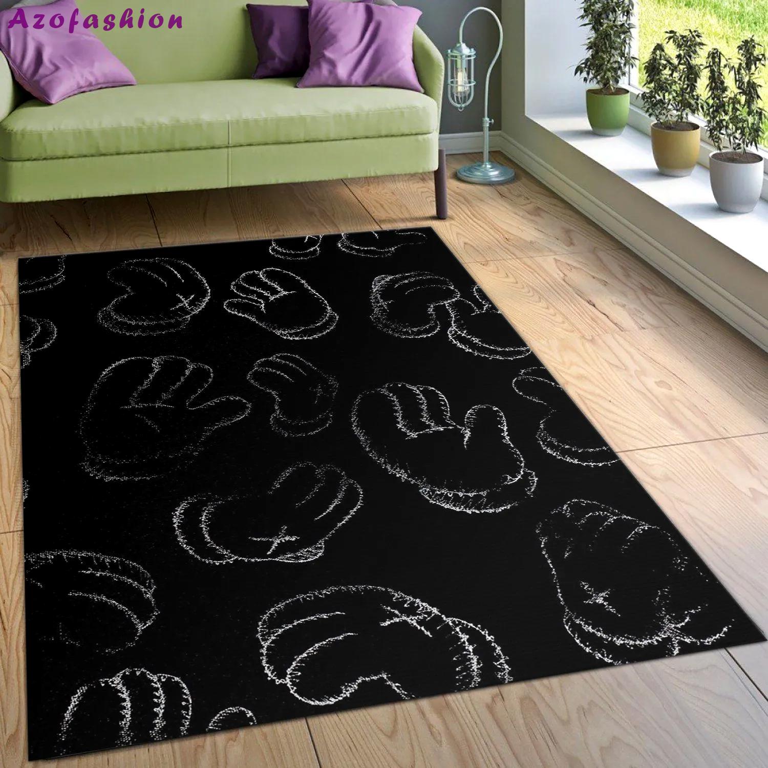 Rugs in living room and bedroom - Kaws ver7 area rug for christmas bedroom rug christmas gift us decor Rectangle Rug