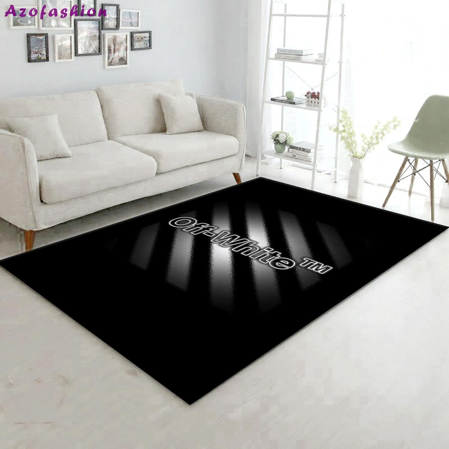 Rugs in living room and bedroom - Off-white displate area rug living room rug christmas gift floor mats keep warm in winter Rectangle Rug