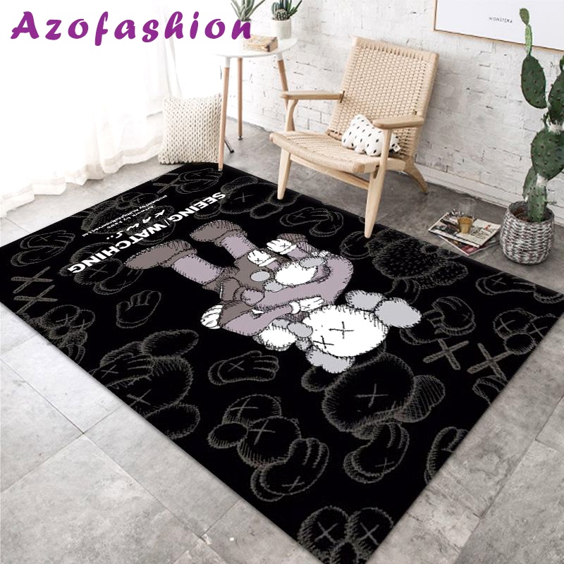 Rugs in living room and bedroom - Supreme kaws area rug carpet living room rug gift floor mats keep warm in winter Rectangle Rug