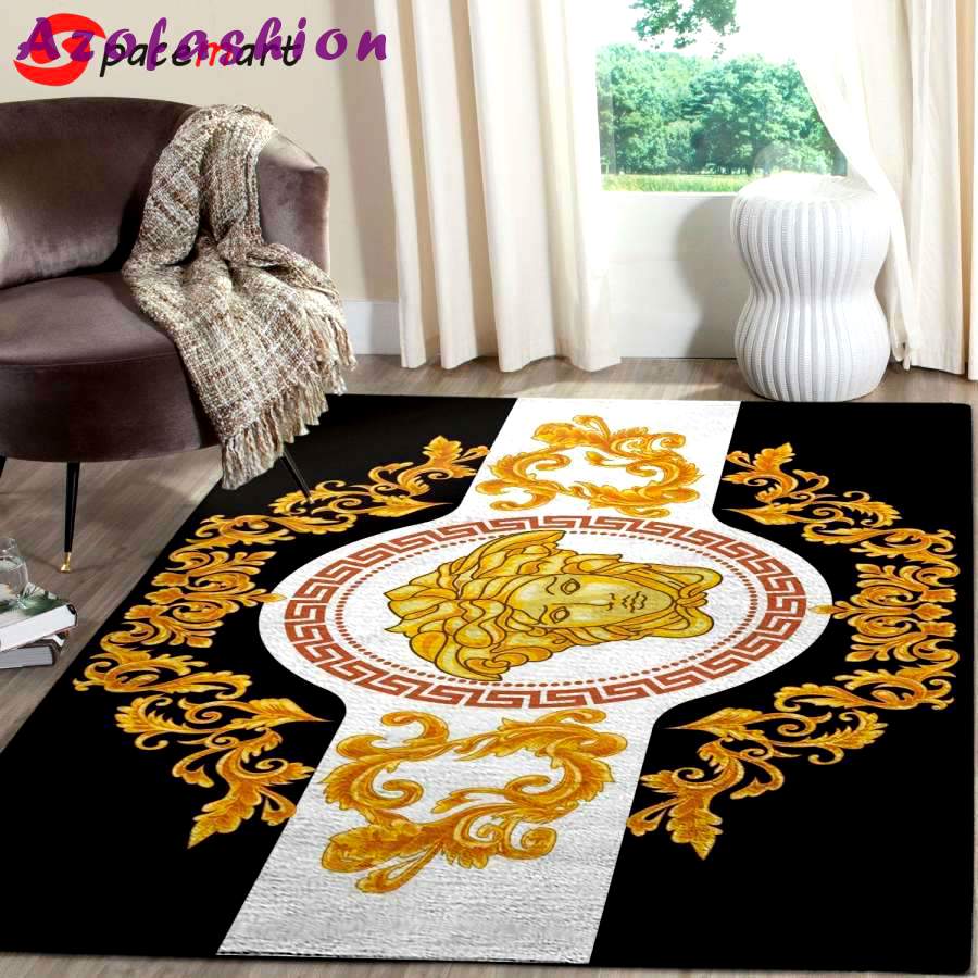 Rugs in living room and bedroom - Versace area rug carpet living room rug carpet home decor fbfd 261125 - rugs Rectangle Rug