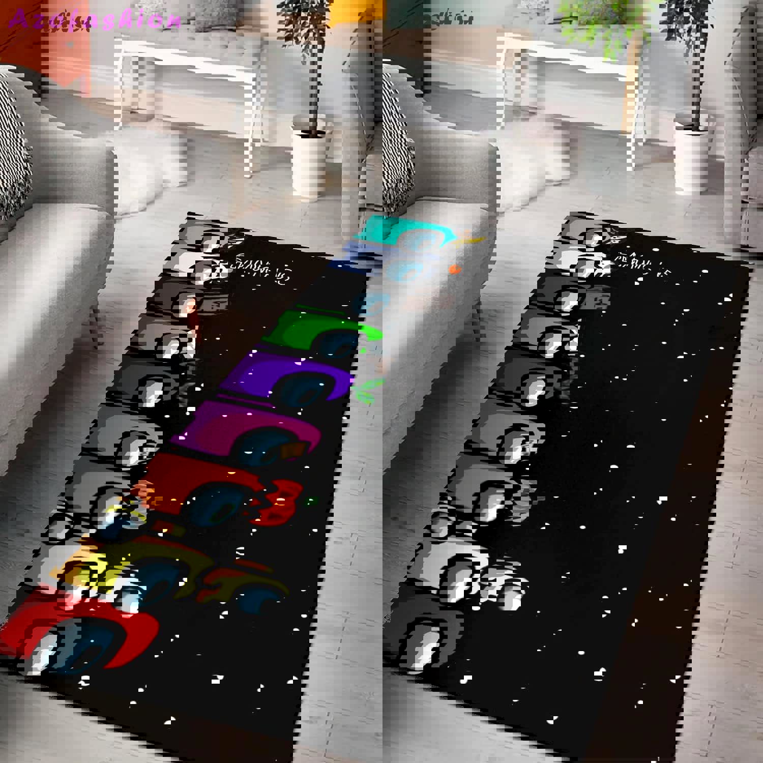 Rugs in living room and bedroom among us rug Rectangle Rug