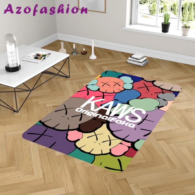 Rugs in living room and bedroom kaw room rug - hot cartoon rug - kaw room decor- hypebeast rug- new kaw art rug- rug for boy- kaw area rug- cartoon kaw rug- anime rug Rectangle Rug