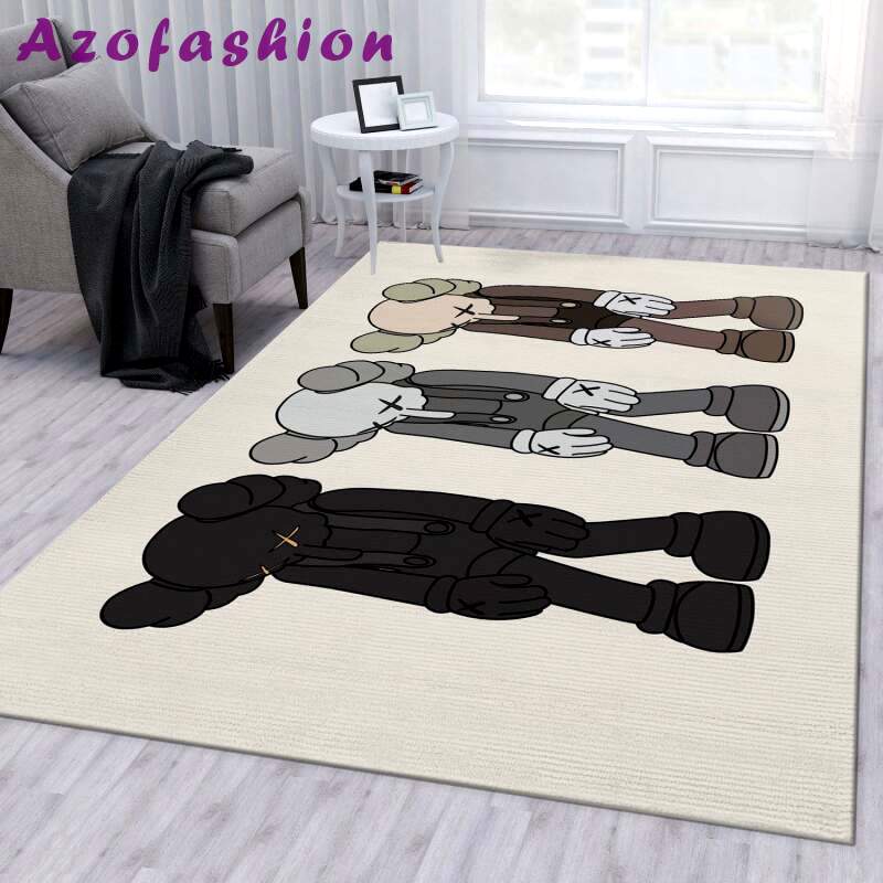 Rugs in living room and bedroom kaws small lie Rectangle Rug