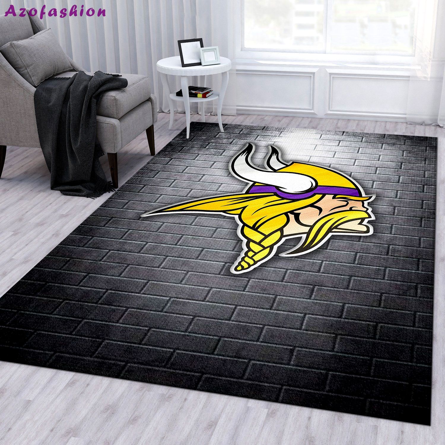 Rugs in living room and bedroom minnesota vikings nfl area rug bedroom rug home us decor Rectangle Rug