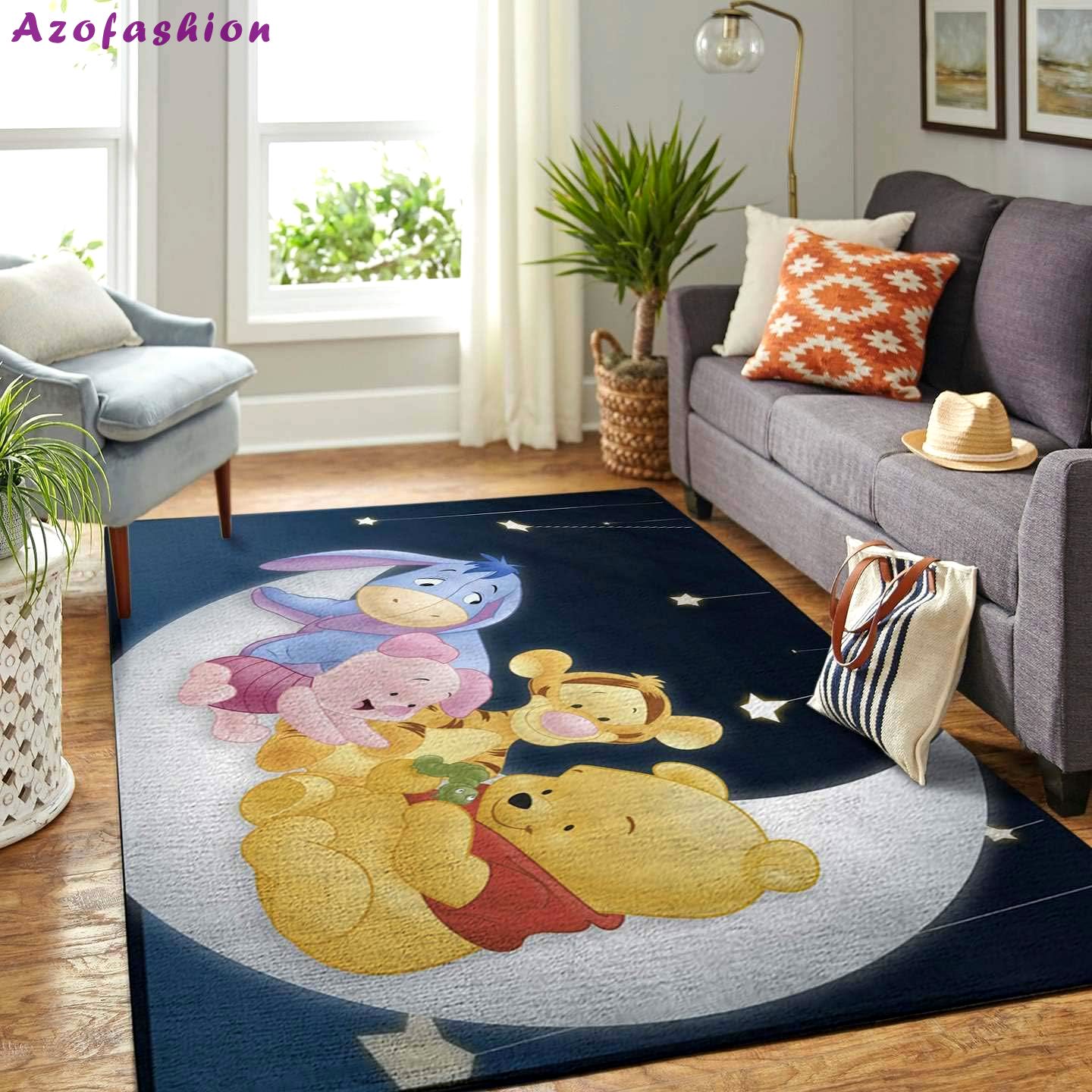Rugs in living room and bedroom pooh area rugs living room carpet floor decor Rectangle Rug