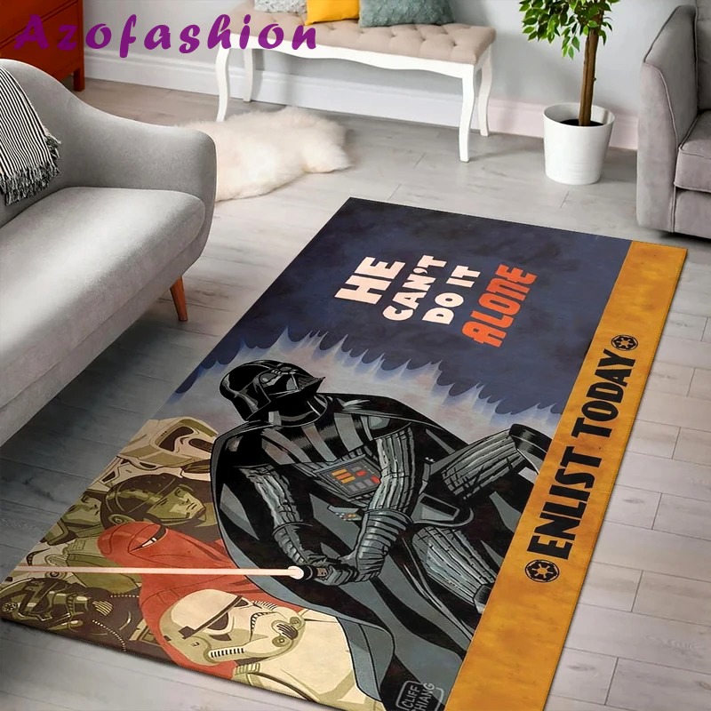 Rugs in living room and bedroom star wars darth vader lonely rugs living room carpet Rectangle Rug