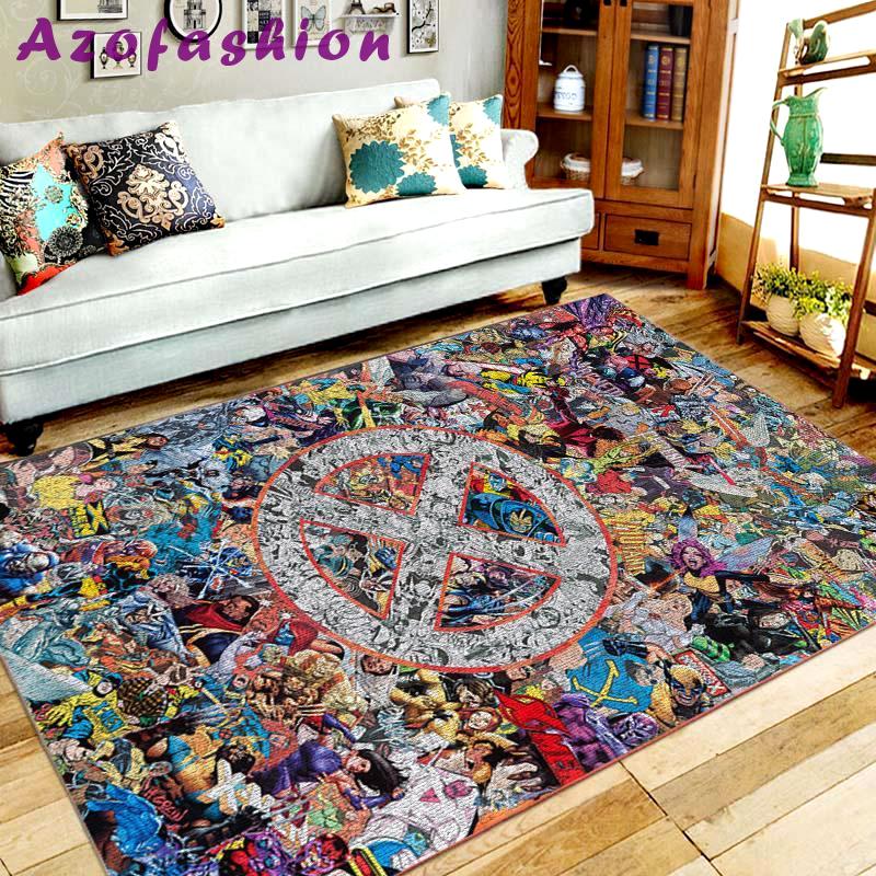 Rugs in living room and bedroom x men area rug Rectangle Rug