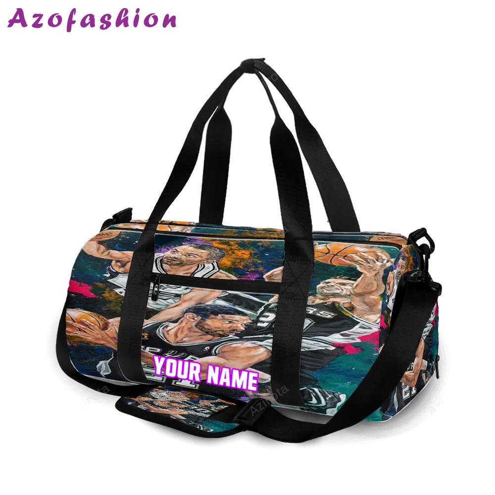 San antonio spurs all players3 personalized name travel bag gym bag 2259 Travel Bag