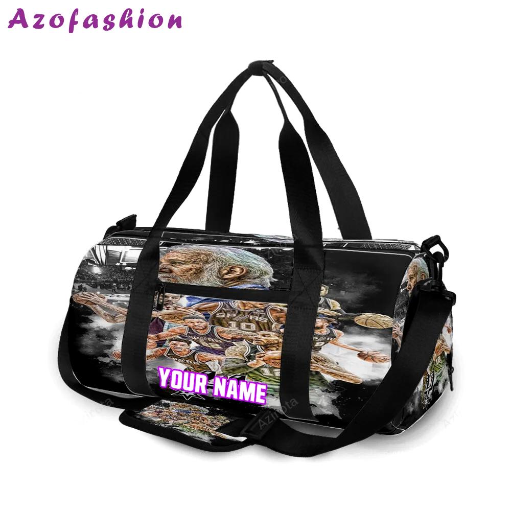 San antonio spurs all players4 personalized name travel bag gym bag 2385 Travel Bag