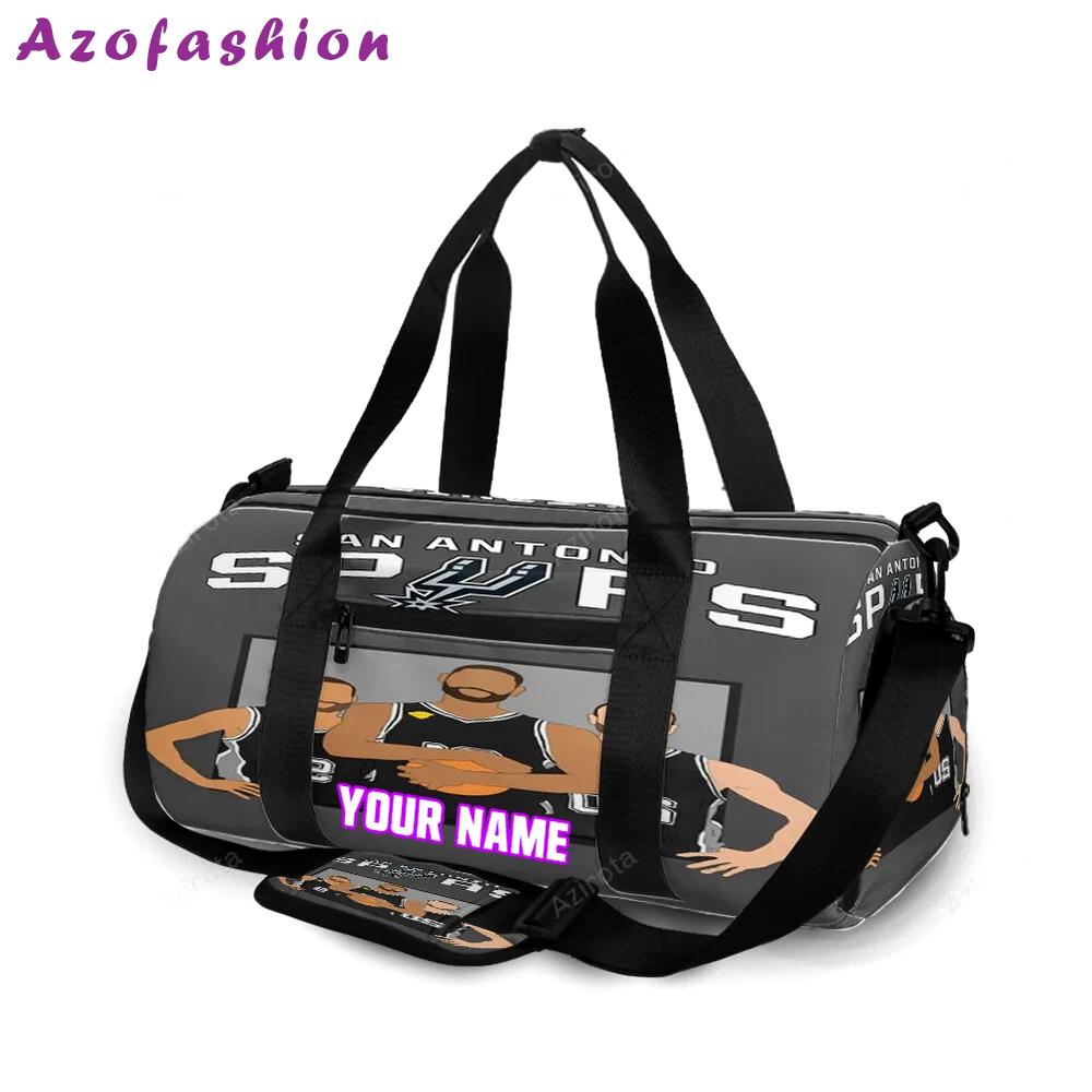 San antonio spurs all players5 personalized name travel bag gym bag 2366 Travel Bag