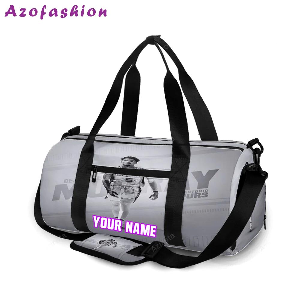 San antonio spurs dejounte murray1 personalized name travel bag gym bag 2275 Travel Bag